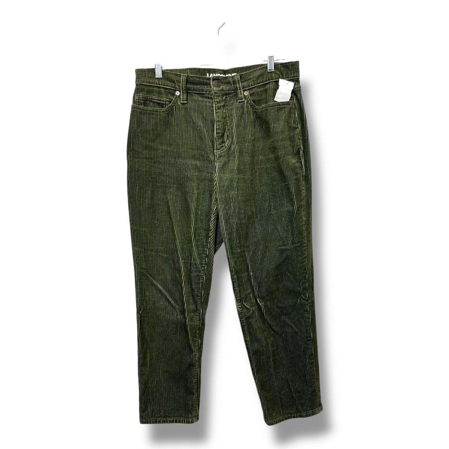 Pants Corduroy By Lands End In Green, Size: 8