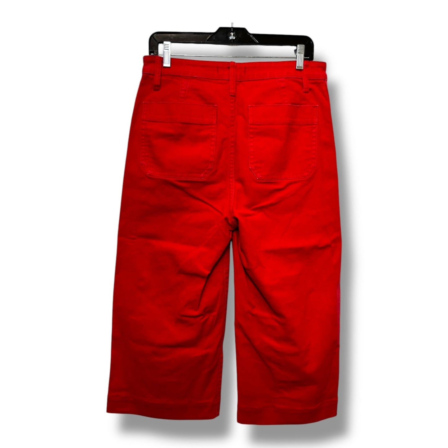 Pants Cropped By Madewell In Red, Size: 8