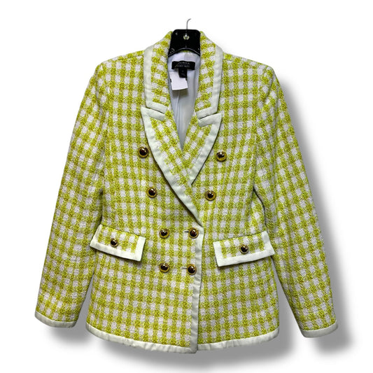 Blazer By Halogen In Plaid Pattern, Size: 6