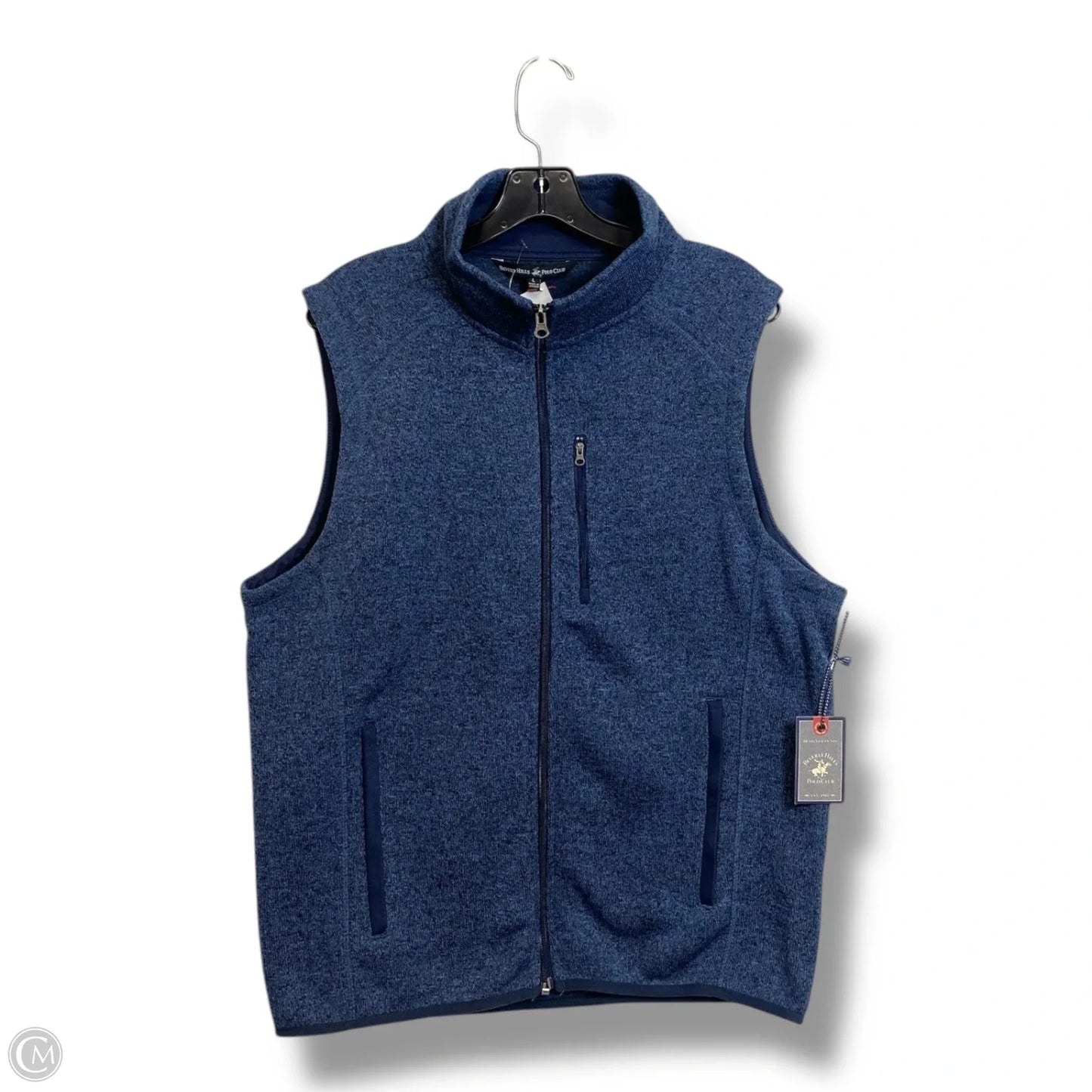 Vest Other By Beverly Hills Polo Club In Blue, Size: L