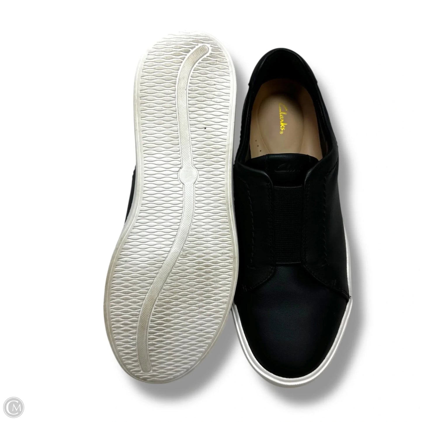 Shoes Flats By Clarks In Black, Size: 7.5