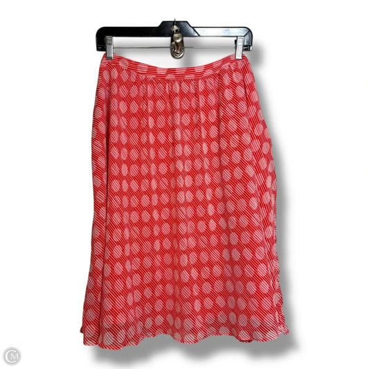 Skirt Midi By Liz Claiborne In Orange, Size: 16