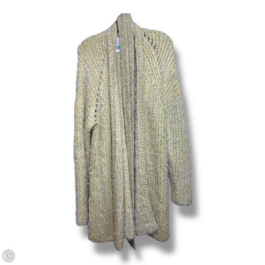 Cardigan By Anthropologie In Yellow, Size: 1x