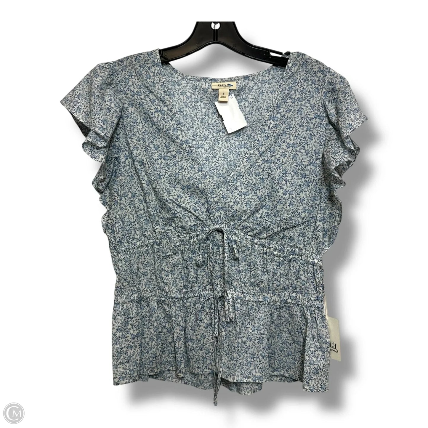 Top Sleeveless By Ana In Blue, Size: M