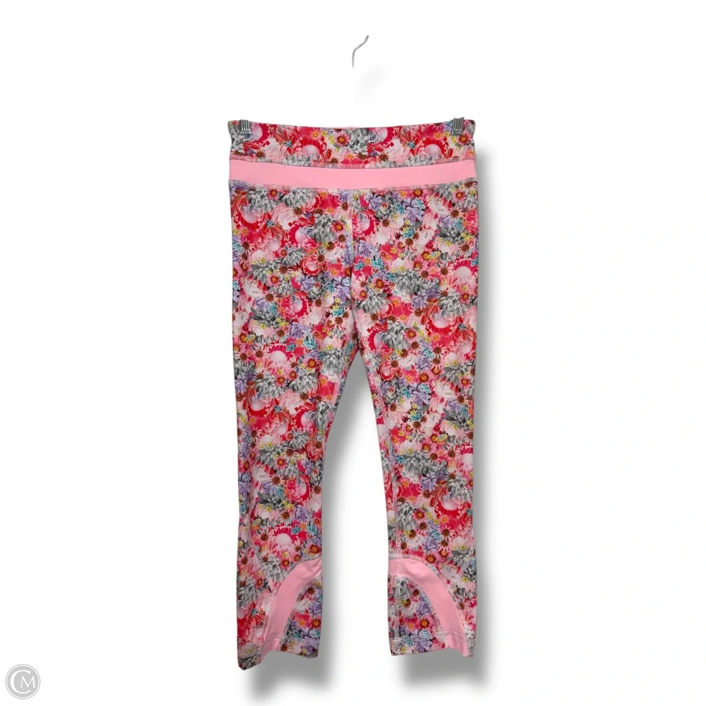 Athletic Leggings By Lululemon In Floral Print, Size: 4