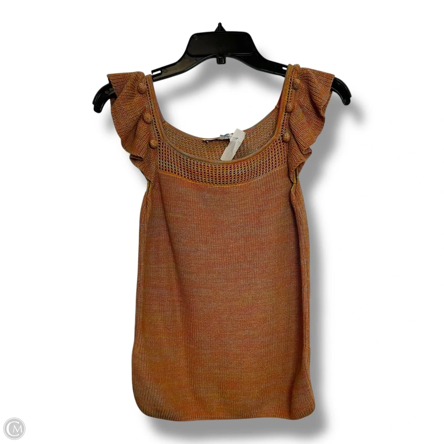 Top Sleeveless By Loft In Orange, Size: Xs