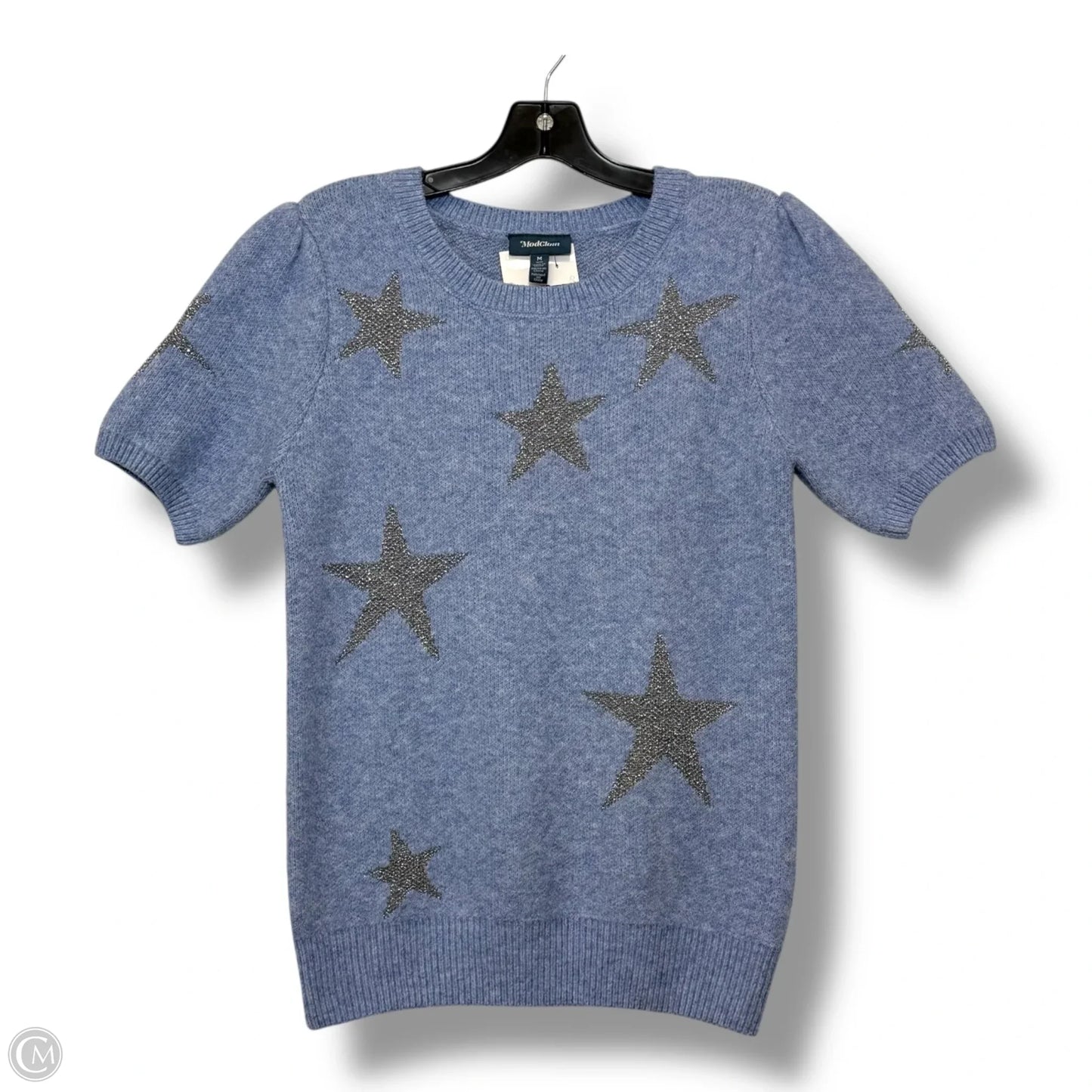 Sweater Short Sleeve By Modcloth In Blue, Size: M