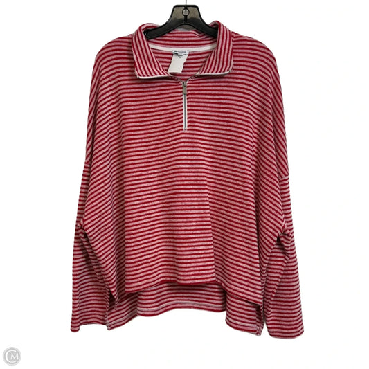 Top 3/4 Sleeve By Splendid In Striped Pattern, Size: L
