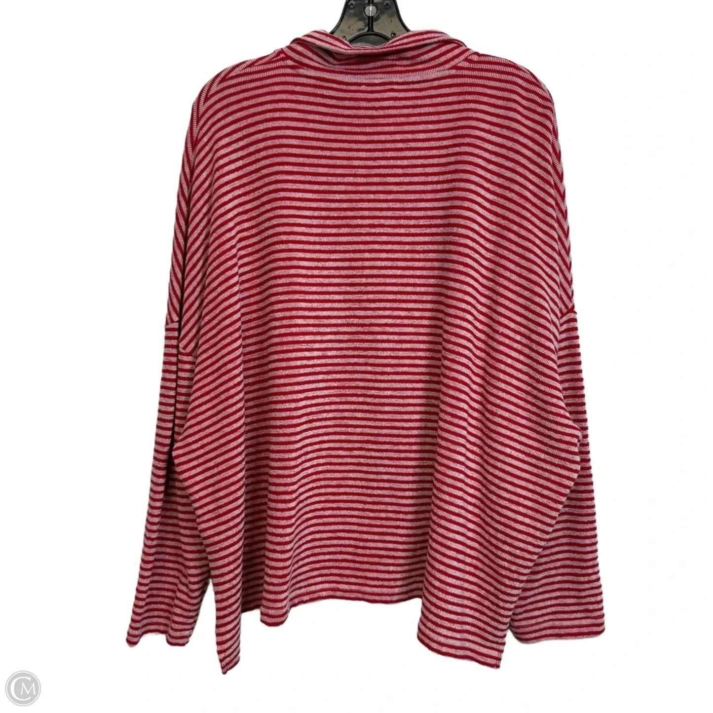 Top 3/4 Sleeve By Splendid In Striped Pattern, Size: L