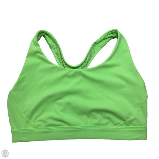 Athletic Bra By Athleta In Green, Size: S