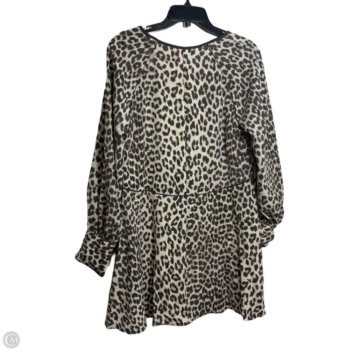 Dress Casual Short By H&m In Animal Print, Size: M