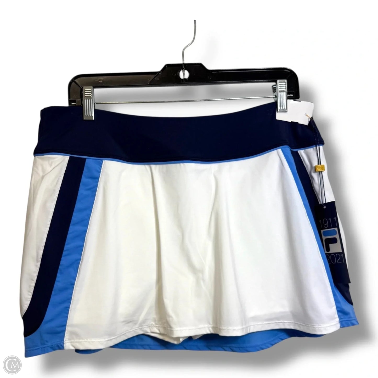 Athletic Skort By Fila In White, Size: Xl