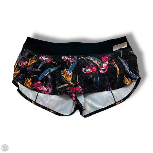 Athletic Shorts By Lululemon In Black, Size: 12