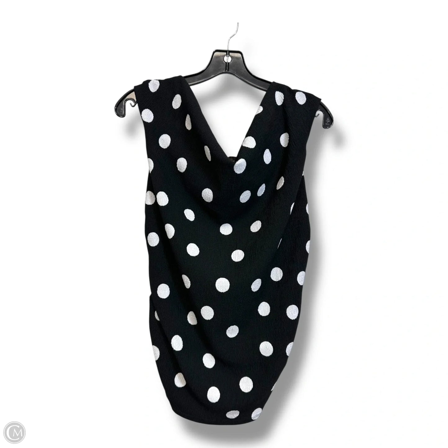 Top Sleeveless By Loft In Polkadot Pattern, Size: Xl