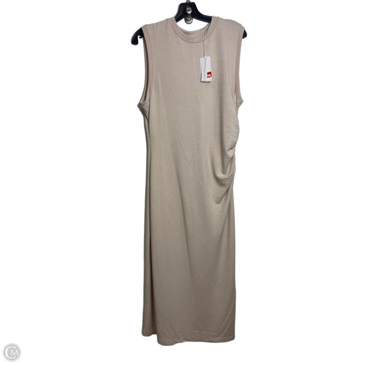 Dress Casual Midi By Vince In Tan, Size: L