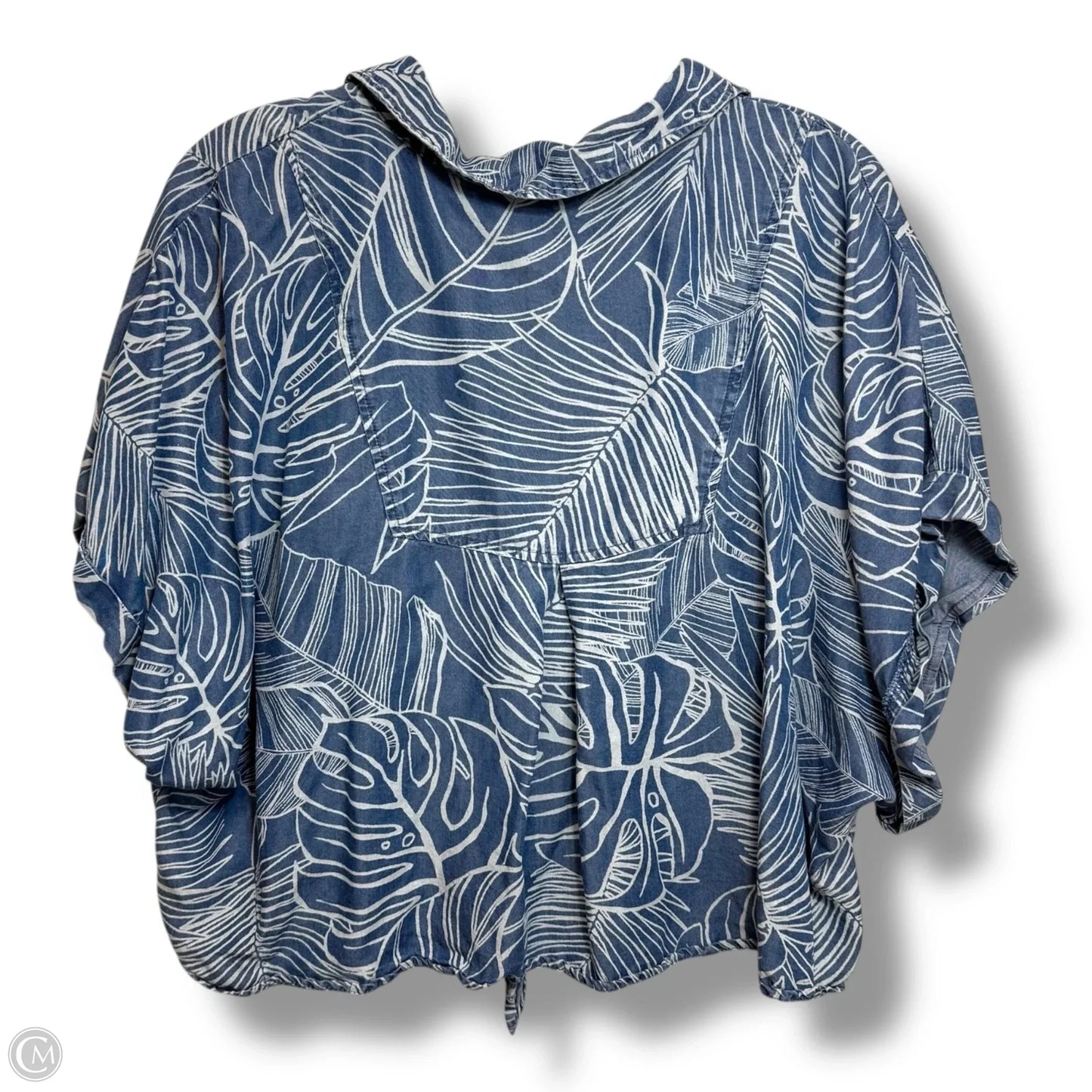 Top Short Sleeve By 89th And Madison In Blue, Size: L