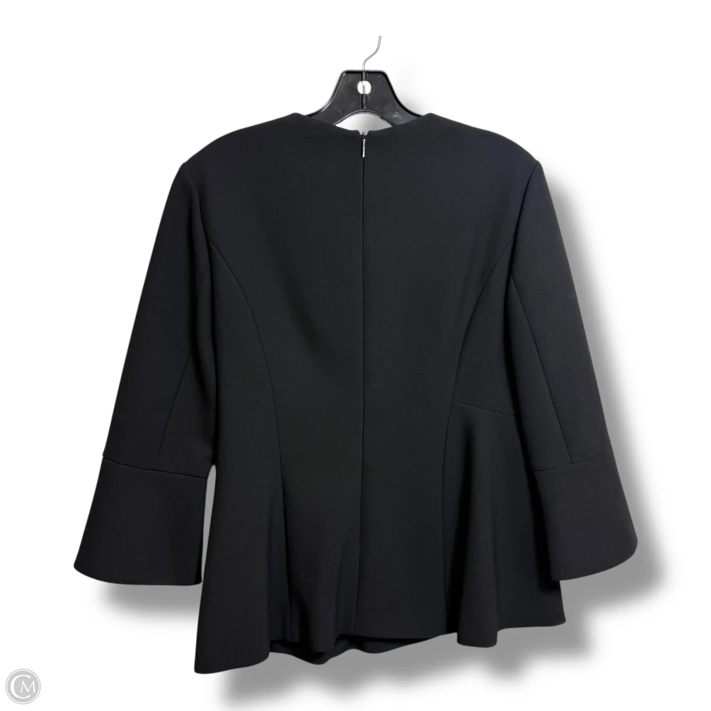 Top Long Sleeve By Hugo Boss In Black, Size: S