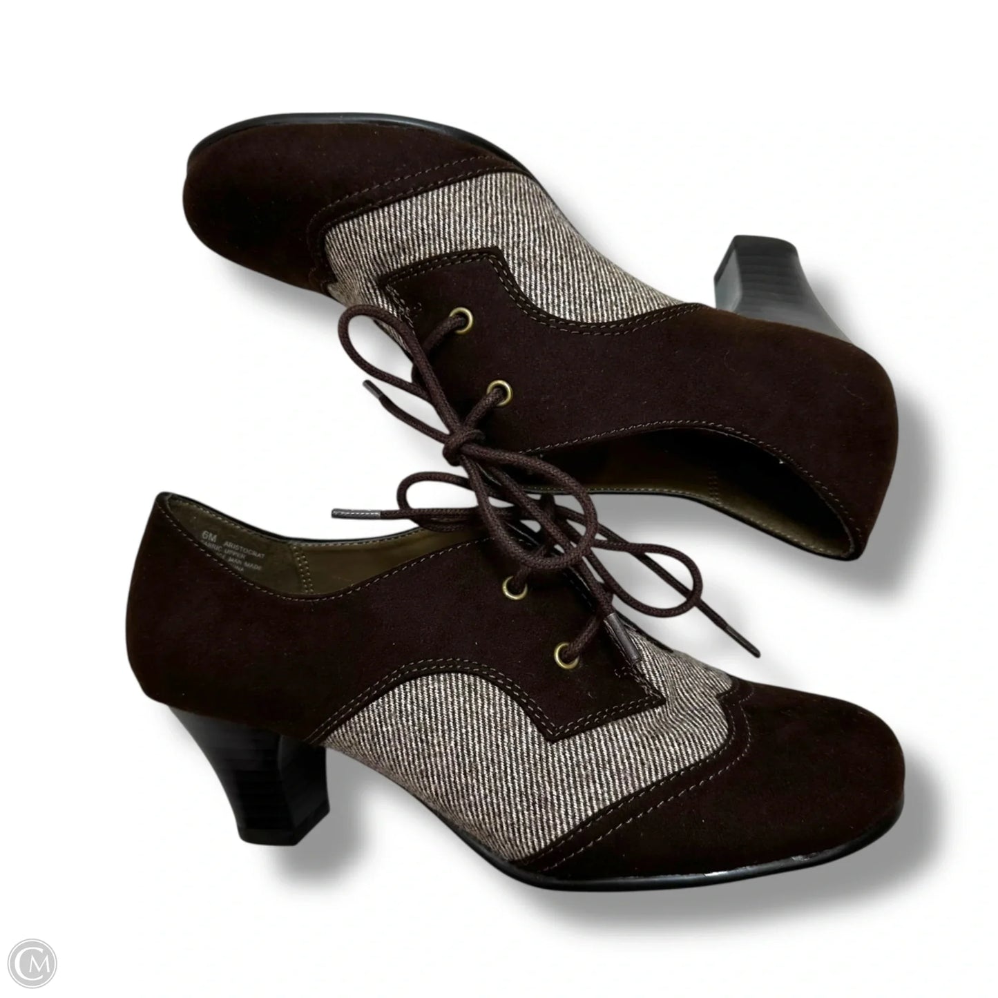 Shoes Heels Block By Aerosoles In Brown, Size: 6