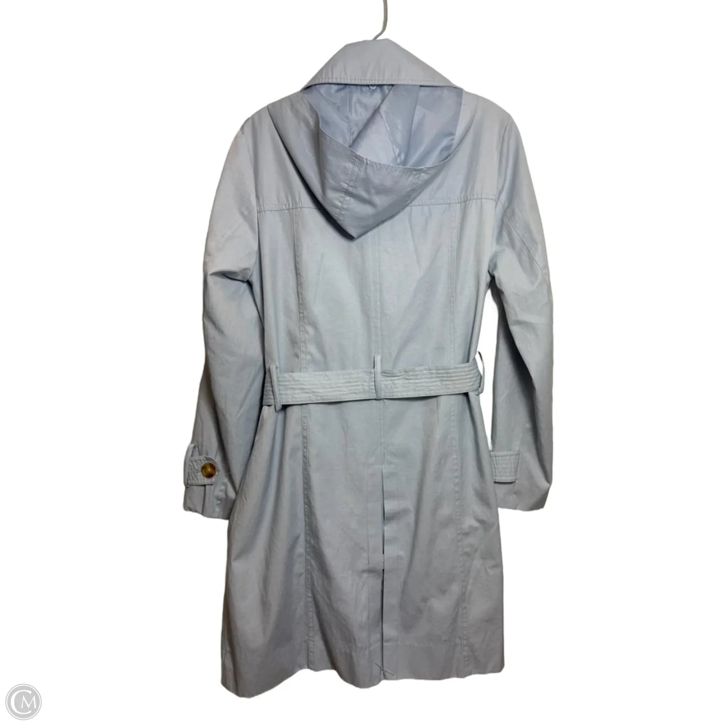 Coat Trench Coat By Rachel Zoe In Blue, Size: M