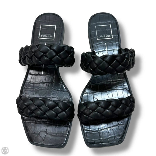Sandals Flats By Dolce Vita In Black, Size: 8