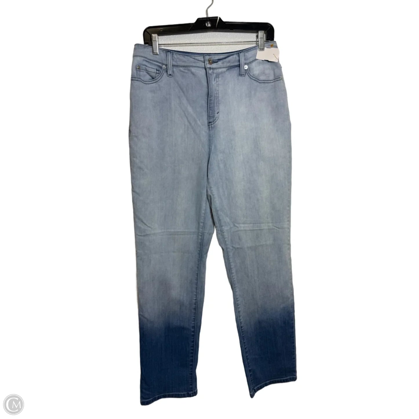 Jeans Straight By Inc In Blue Denim, Size: 12