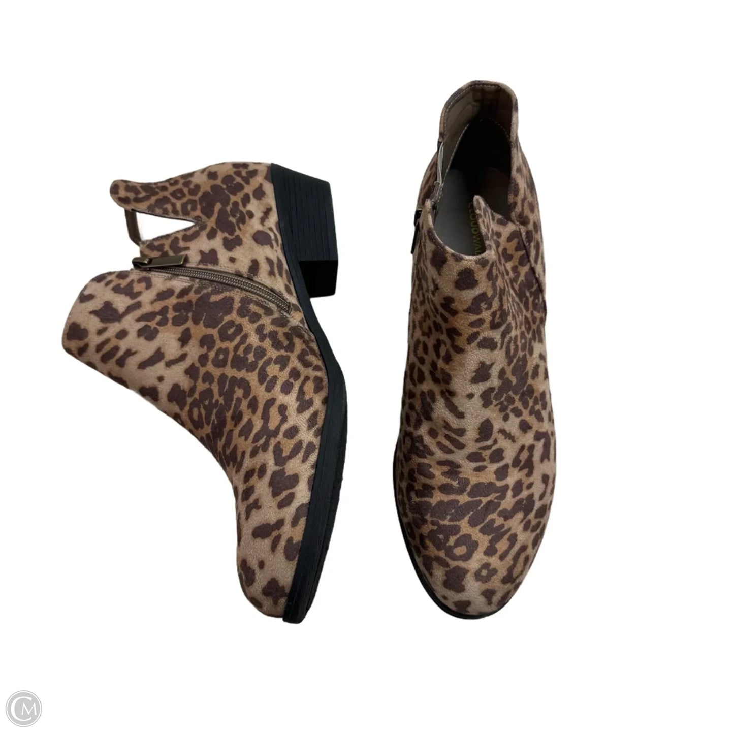 Boots Ankle Flats By Cloudwalkers In Animal Print