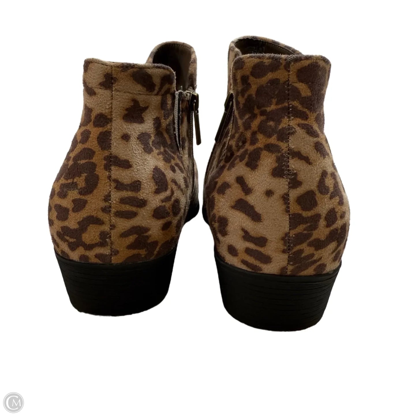 Boots Ankle Flats By Cloudwalkers In Animal Print