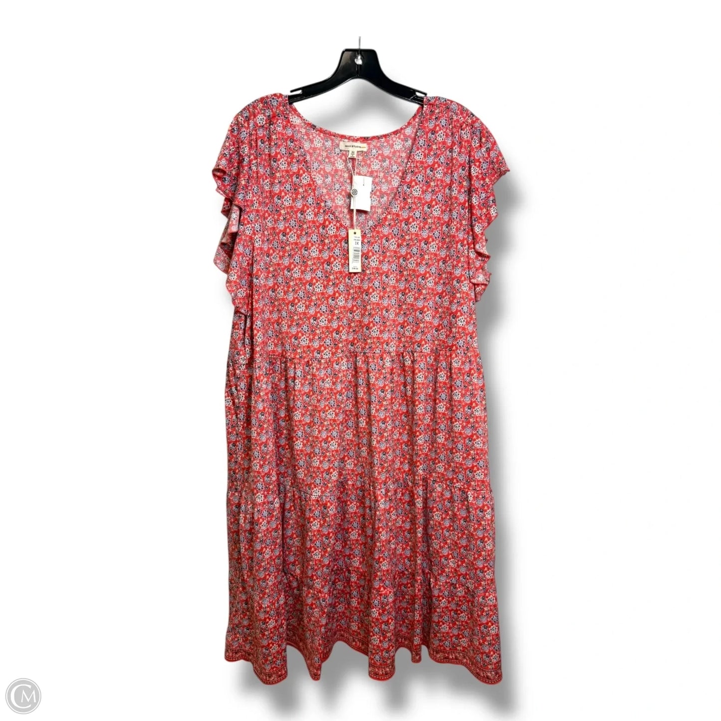 Dress Casual Short By Max Studio In Multi-colored, Size: 3x