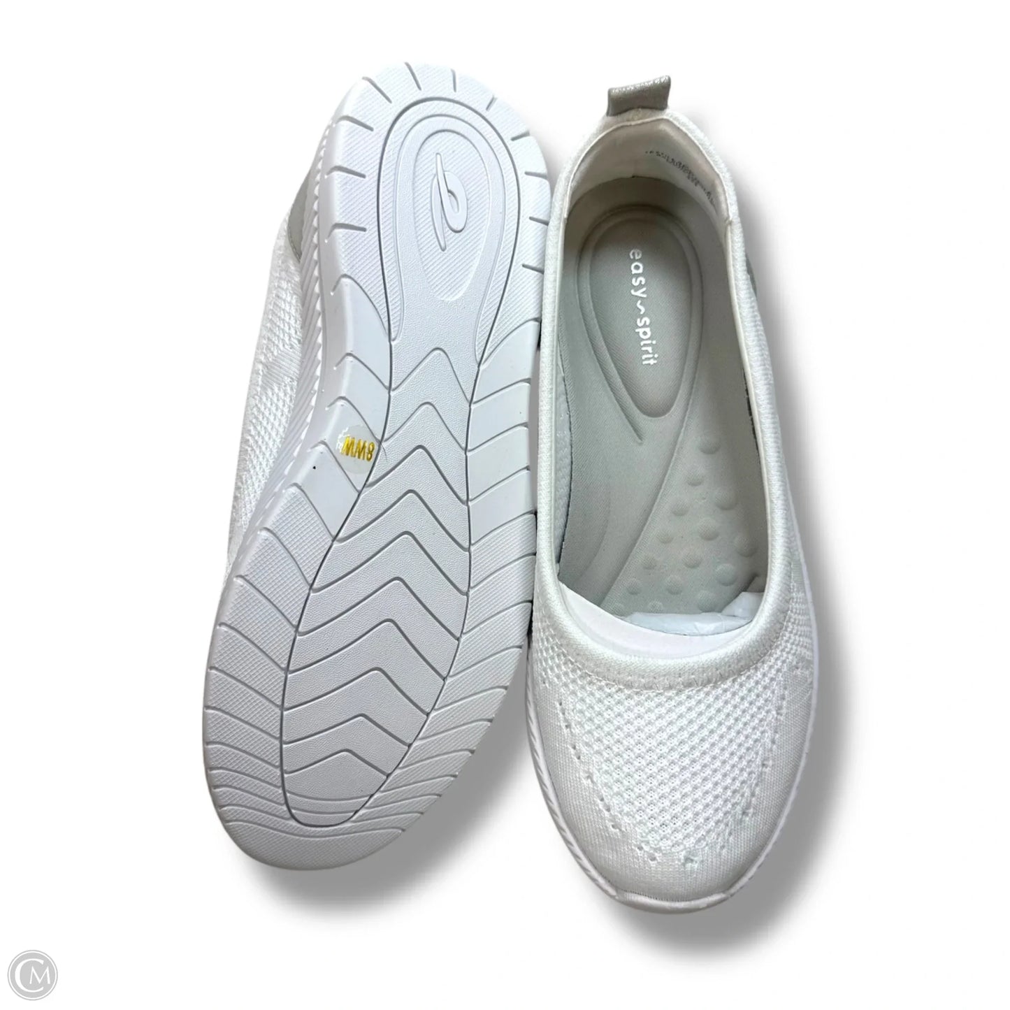 Shoes Flats By Easy Spirit In White, Size: 8 wide