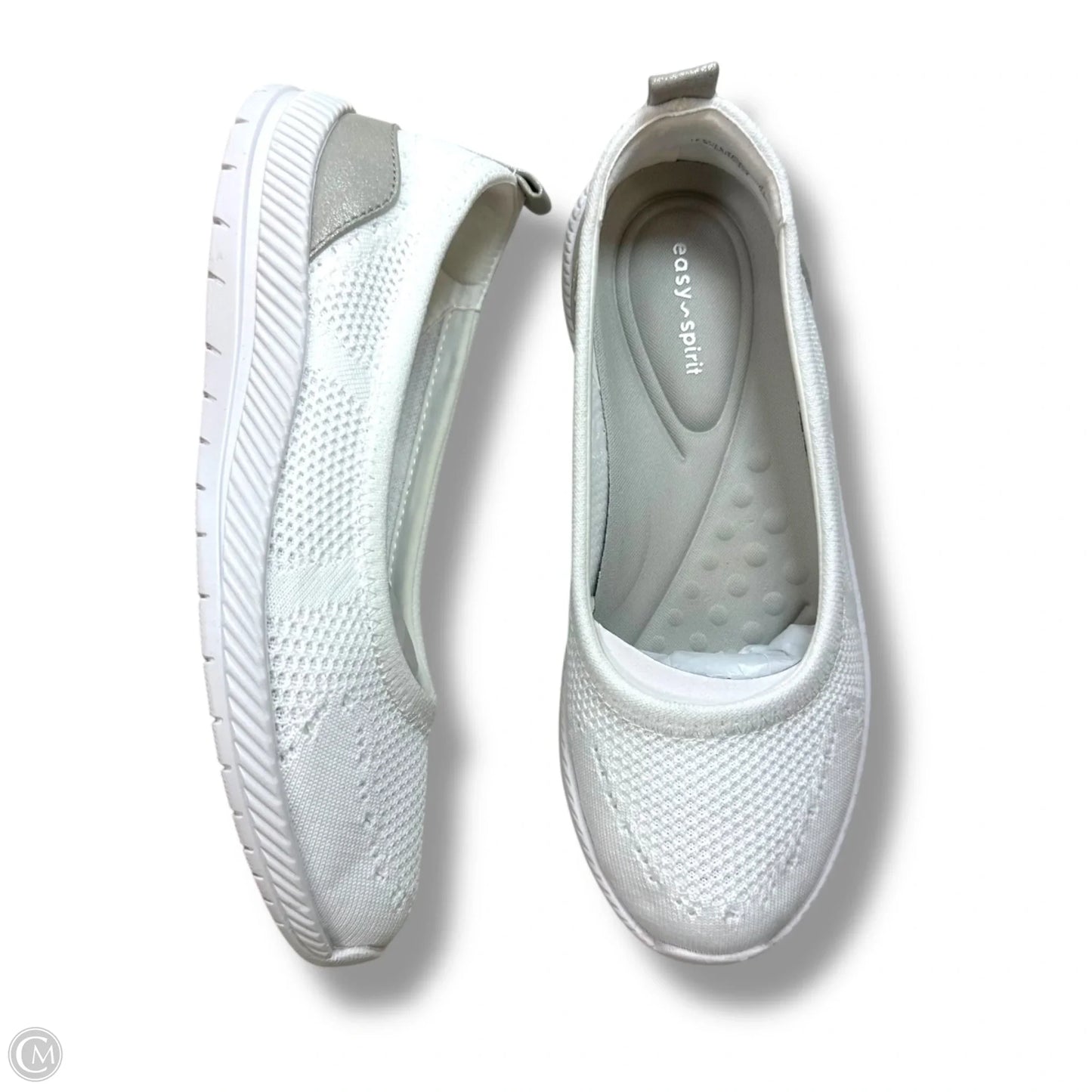 Shoes Flats By Easy Spirit In White, Size: 8 wide