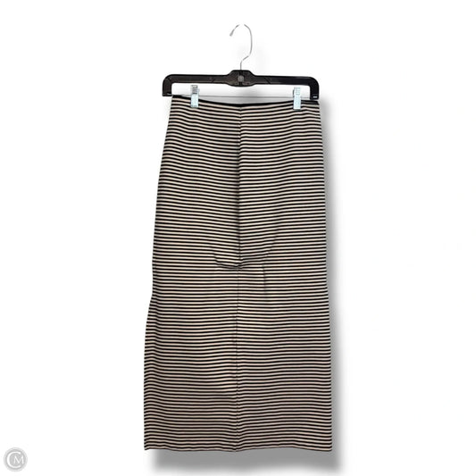 Skirt Midi By Everlane In Striped Pattern, Size: S