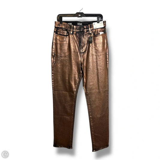 Jeans high rise Straight By Ana In Copper, Size: 10