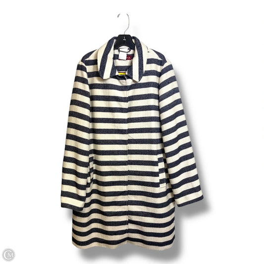 Coat Other By Merona In Striped Pattern, Size: L