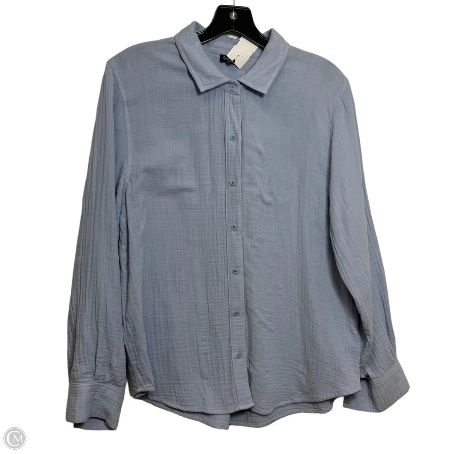 Top Long Sleeve By Splendid In Blue, Size: S