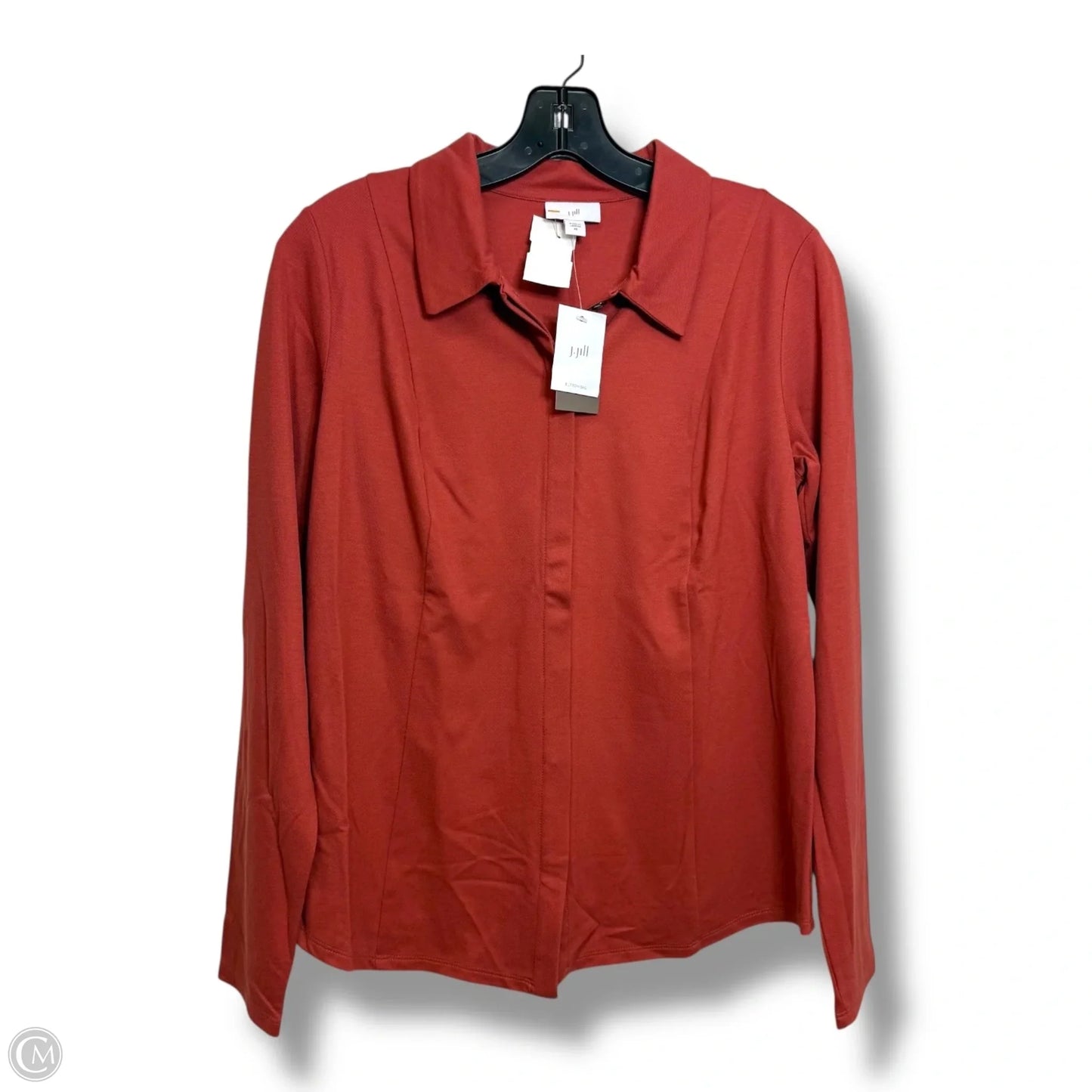 Top Long Sleeve By J. Jill In Copper, Size: Xs