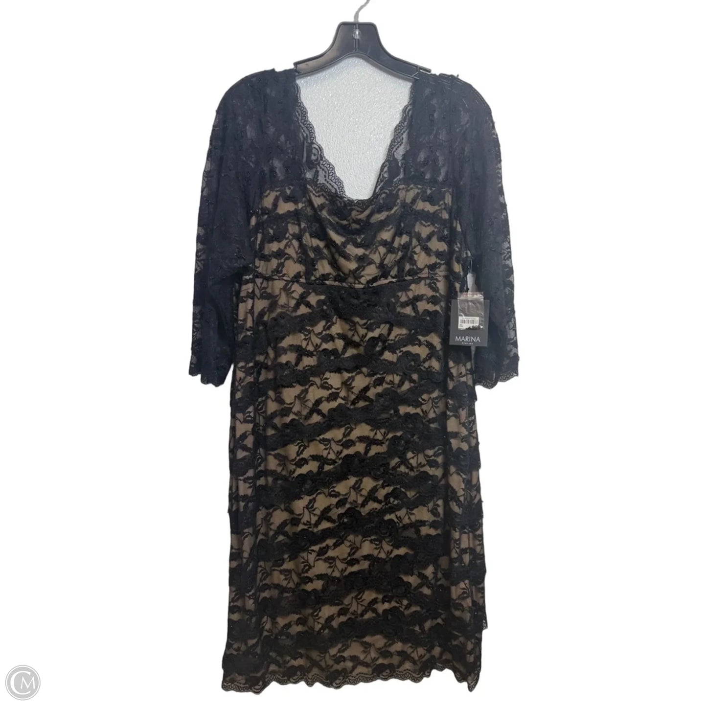 Dress Party Short By Marina In Black, Size: 16