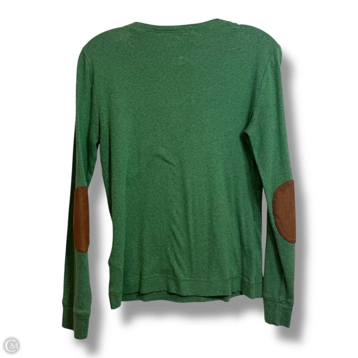 Top Long Sleeve Basic By Lauren By Ralph Lauren In Green, Size: M