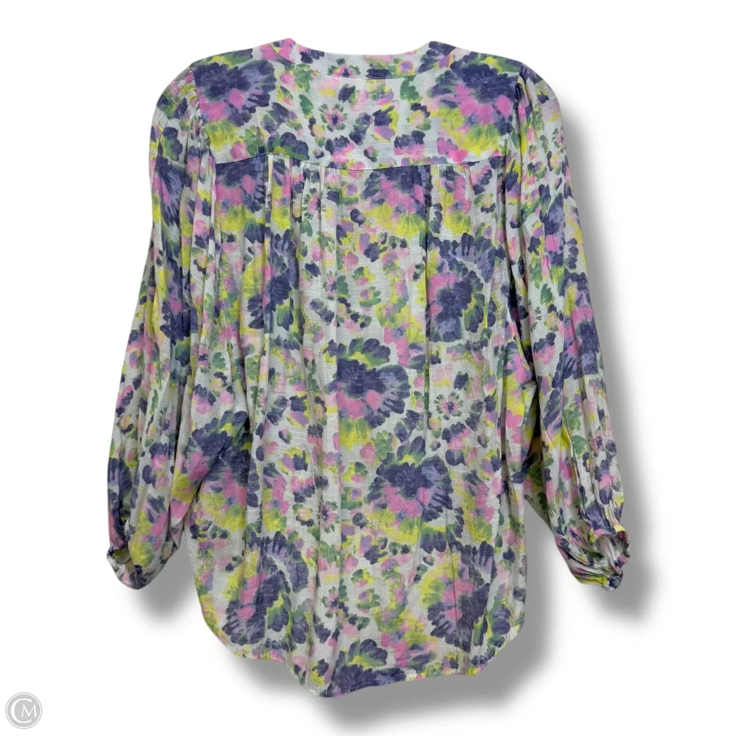 Top Long Sleeve By Zac And Rachel In Pink, Size: S