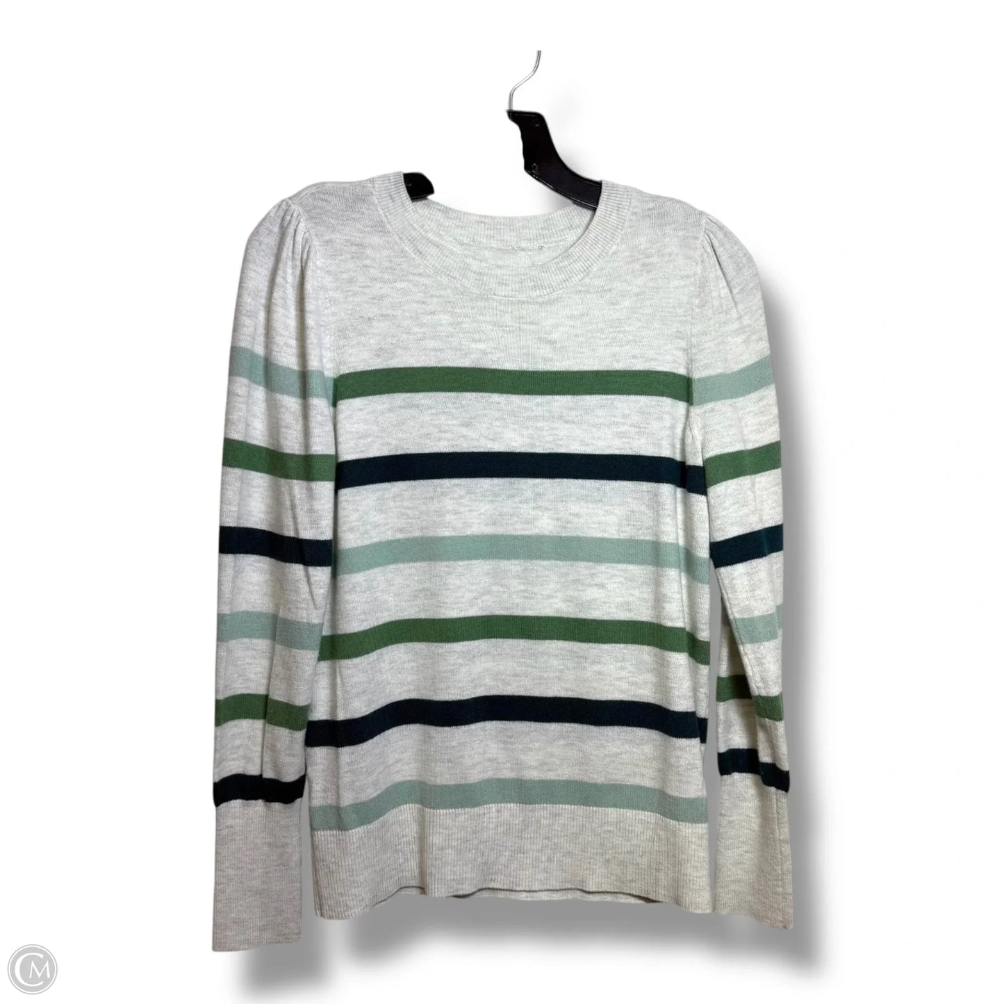 Sweater By Clothes Mentor In Striped Pattern, Size: M