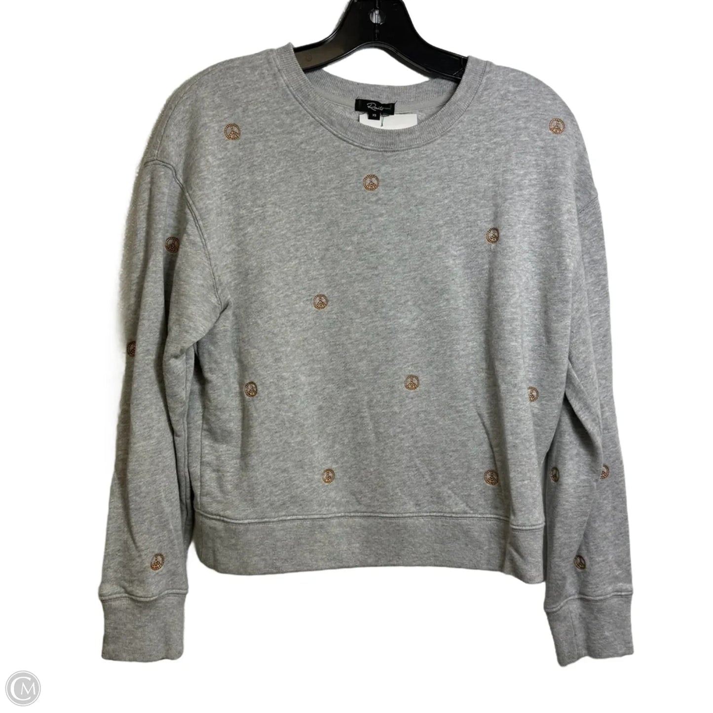 Sweatshirt Crewneck By Rails In Grey, Size: Xs