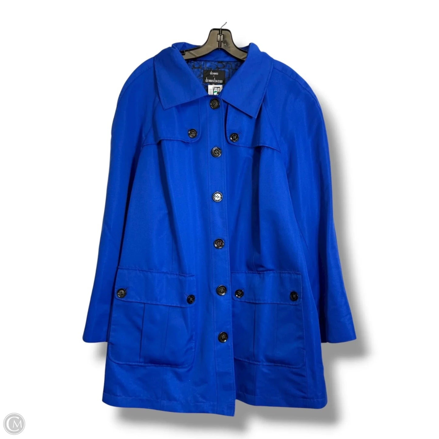 Jacket Other By Dennis Basso Qvc In Blue, Size: 2x