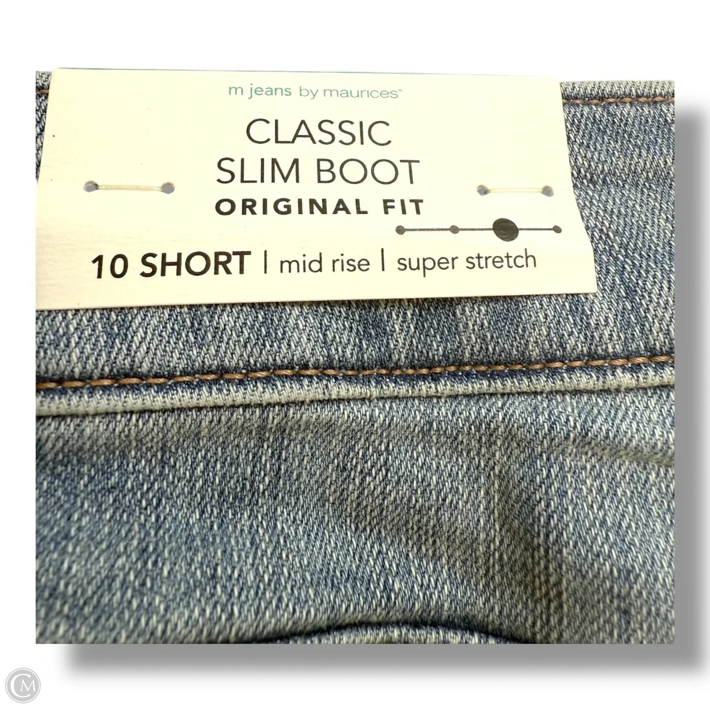 Jeans Straight By Maurices In Blue Denim, Size: 10S
