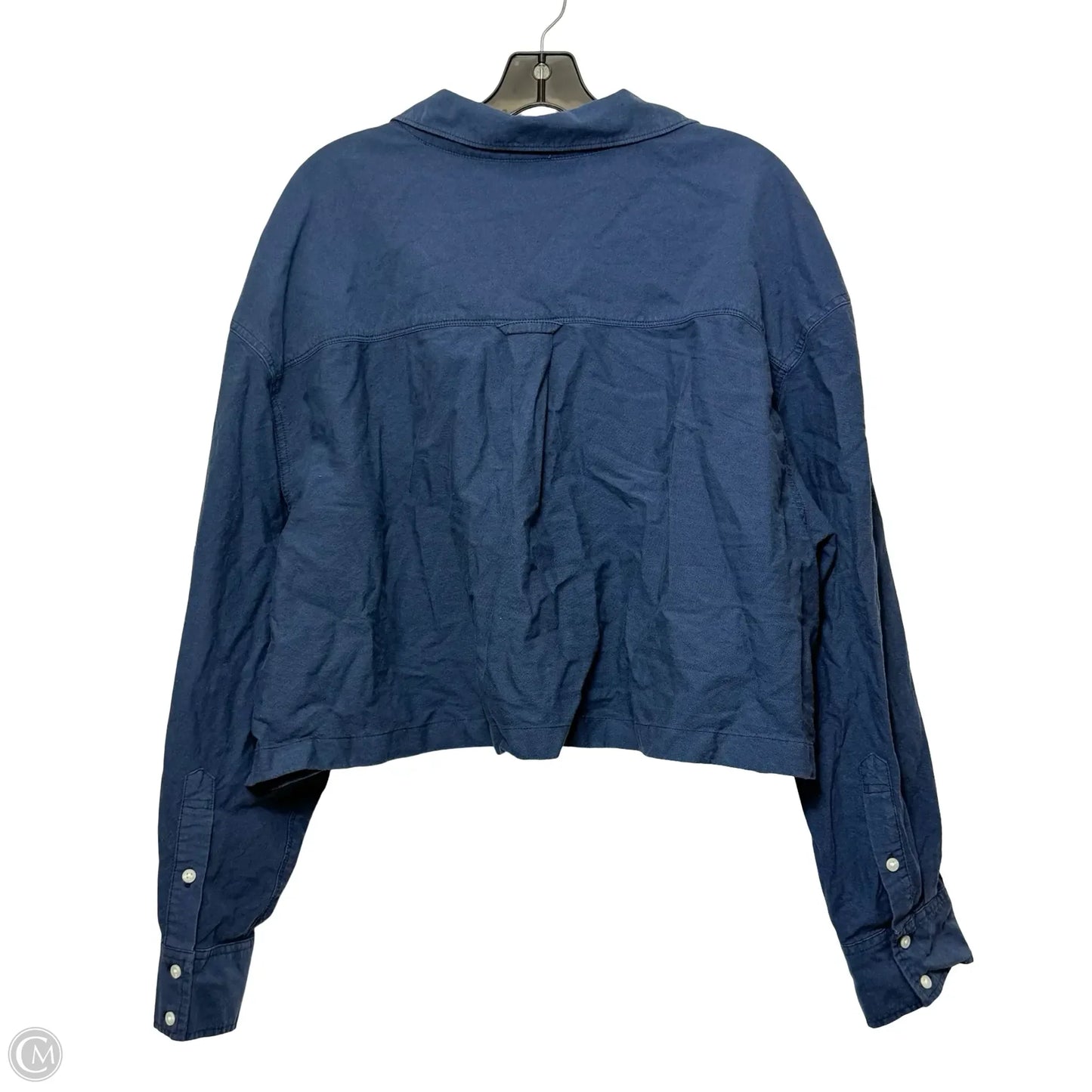 Top Long Sleeve By Aerie In Blue, Size: Xxl