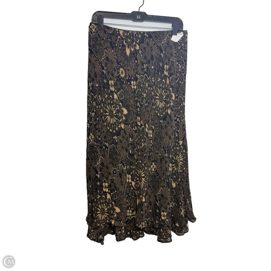 Skirt Midi By Style And Company In Brown, Size: 14