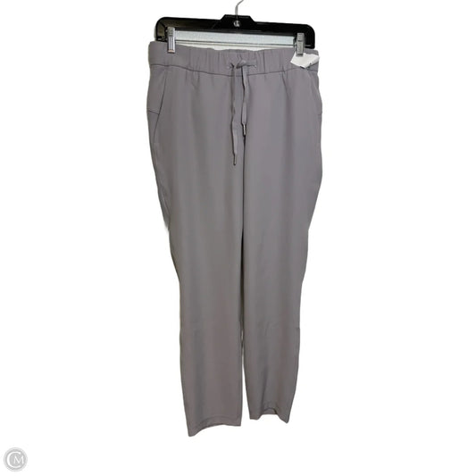 Athletic Pants By Lululemon In Grey, Size: 6