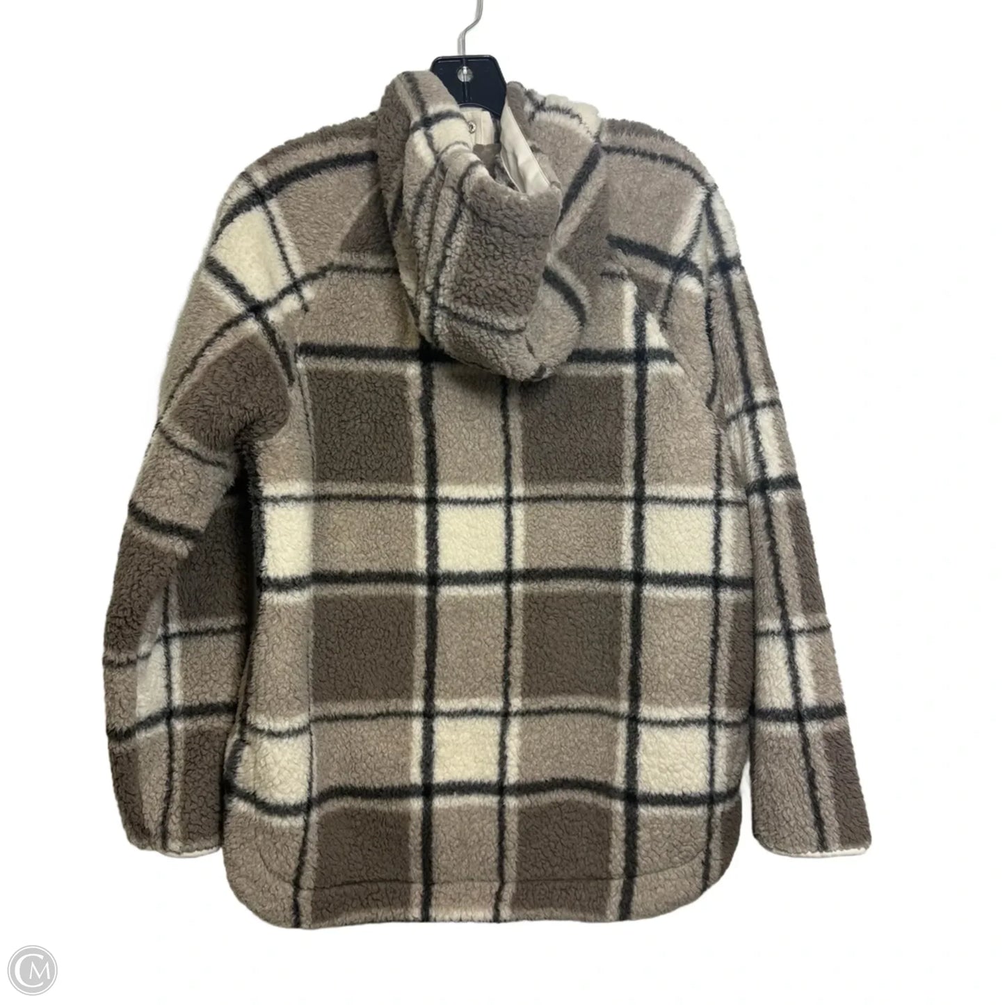 Jacket Fleece By Z Supply In Plaid Pattern, Size: S