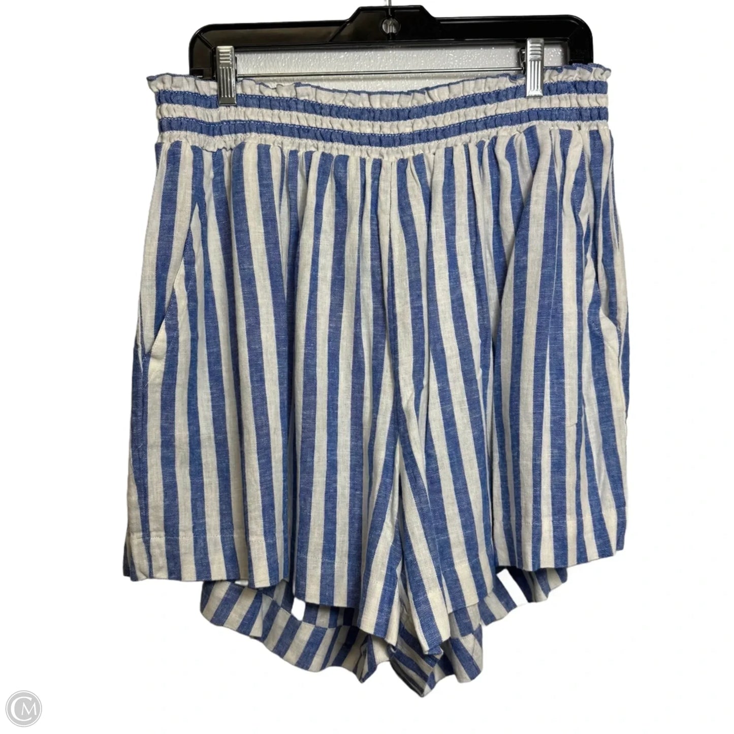 Shorts Set By Ava & Viv In Striped Pattern, Size: 1x