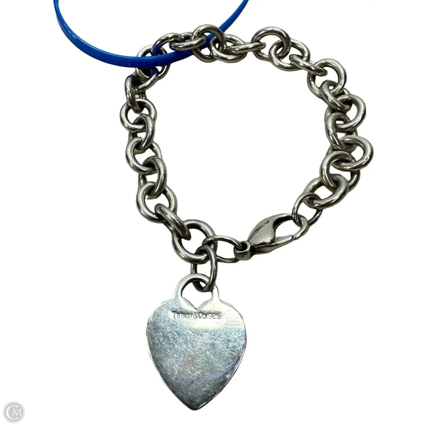 Return to Tiffany sterling silver heart tag charm bracelet Luxury Designer By Tiffany And Company