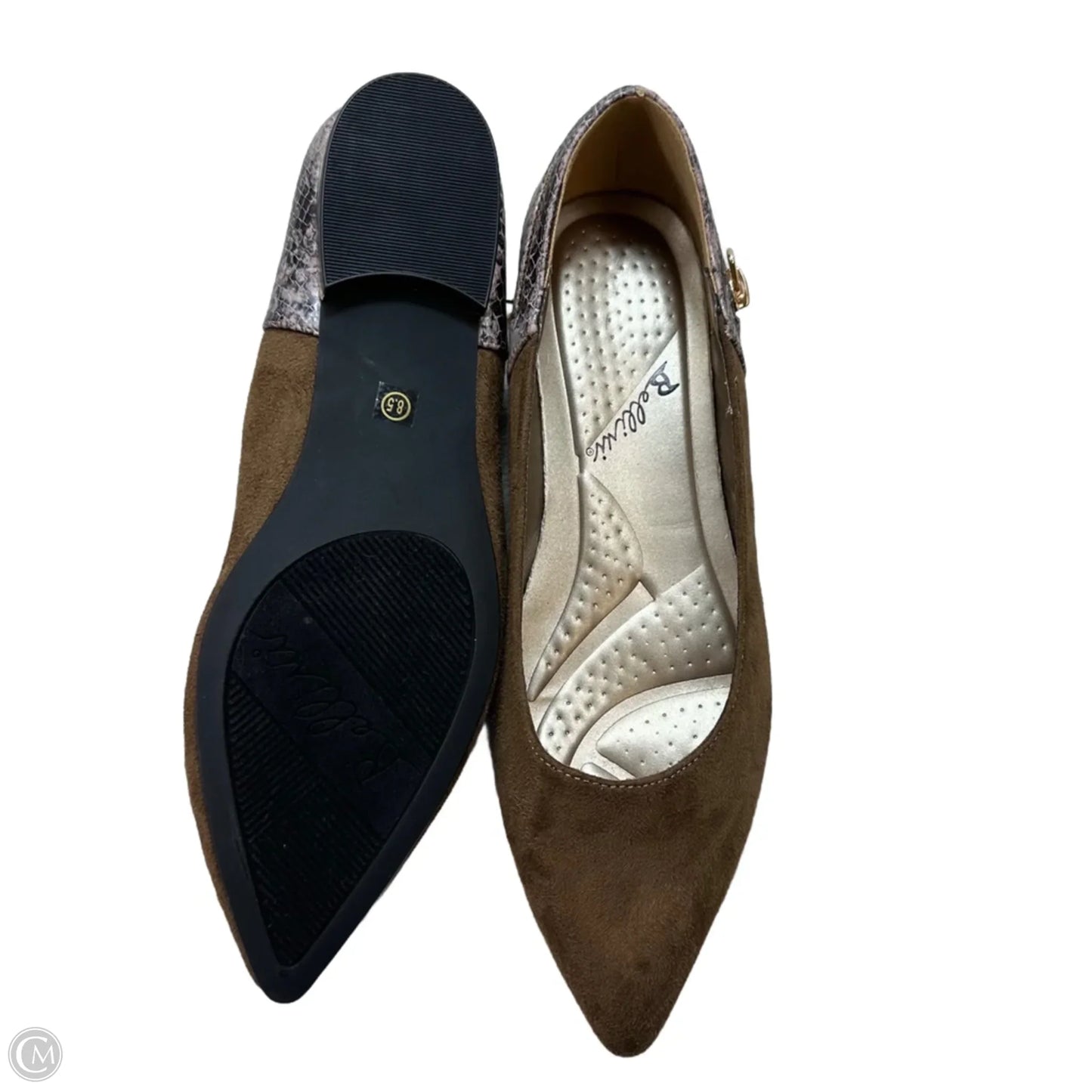 Shoes Flats By Bellini In Brown, Size: 8.5