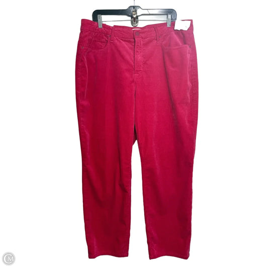Pants Corduroy By Good American In Pink, Size: 16